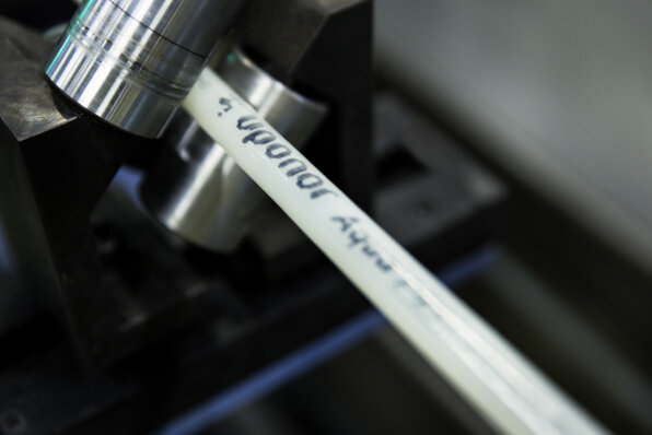 Photo: PEX pipe production at Uponor.
