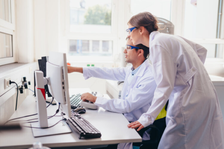 Photo: Laboratory at the Borealis International Innovation Headquarters located in Linz, Austria