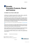 UK REACH Compliance statement